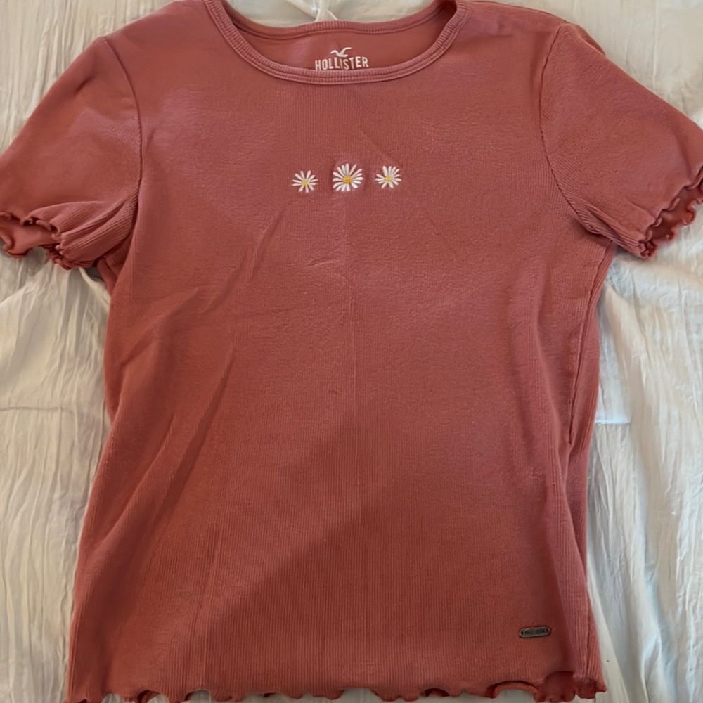 cute summer top with flowers